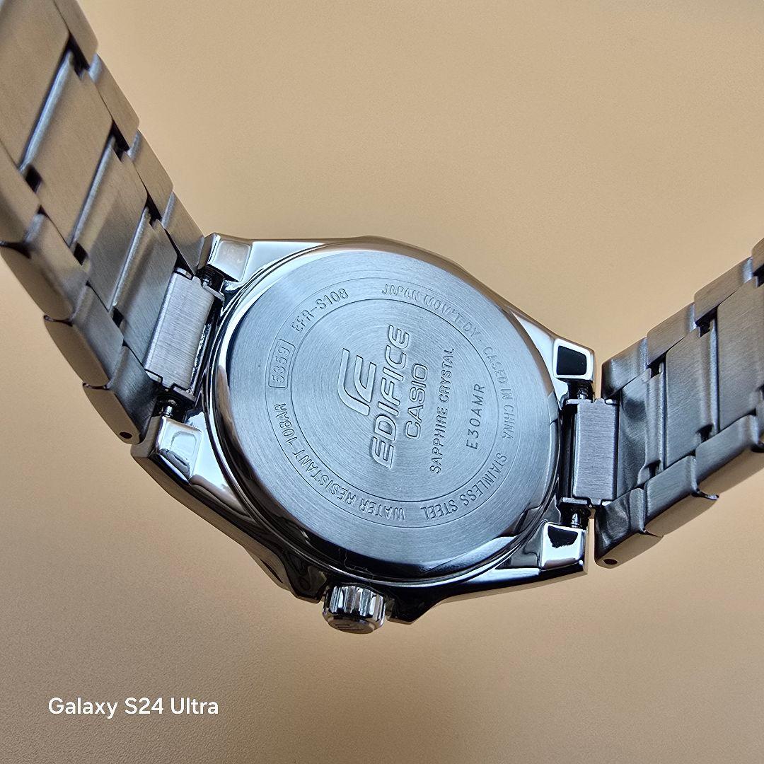 未使用 カシオ EDIFICE ターコイズブルー EFR-S108DJ-2BJF