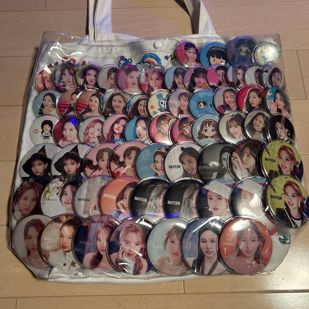 TWICE ナヨン 痛バ トートバッグ 缶バッジ トレカ グッズ