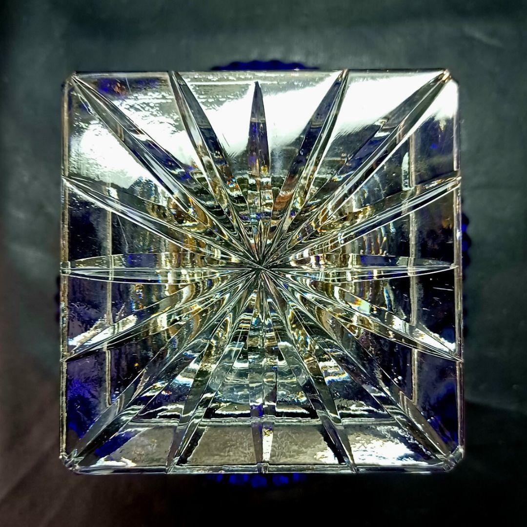 DRESDEN ドレスデン 草花模様 カット コンポート 盛り皿 美術品