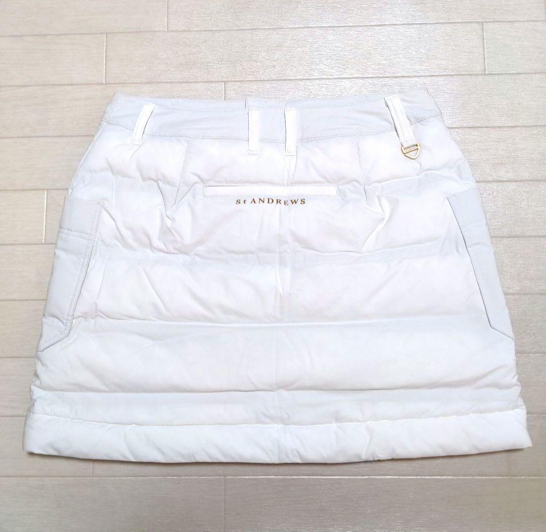 再再再値下新品　セントアンドリュース　中綿スカートL　白ホワイト定価33000円