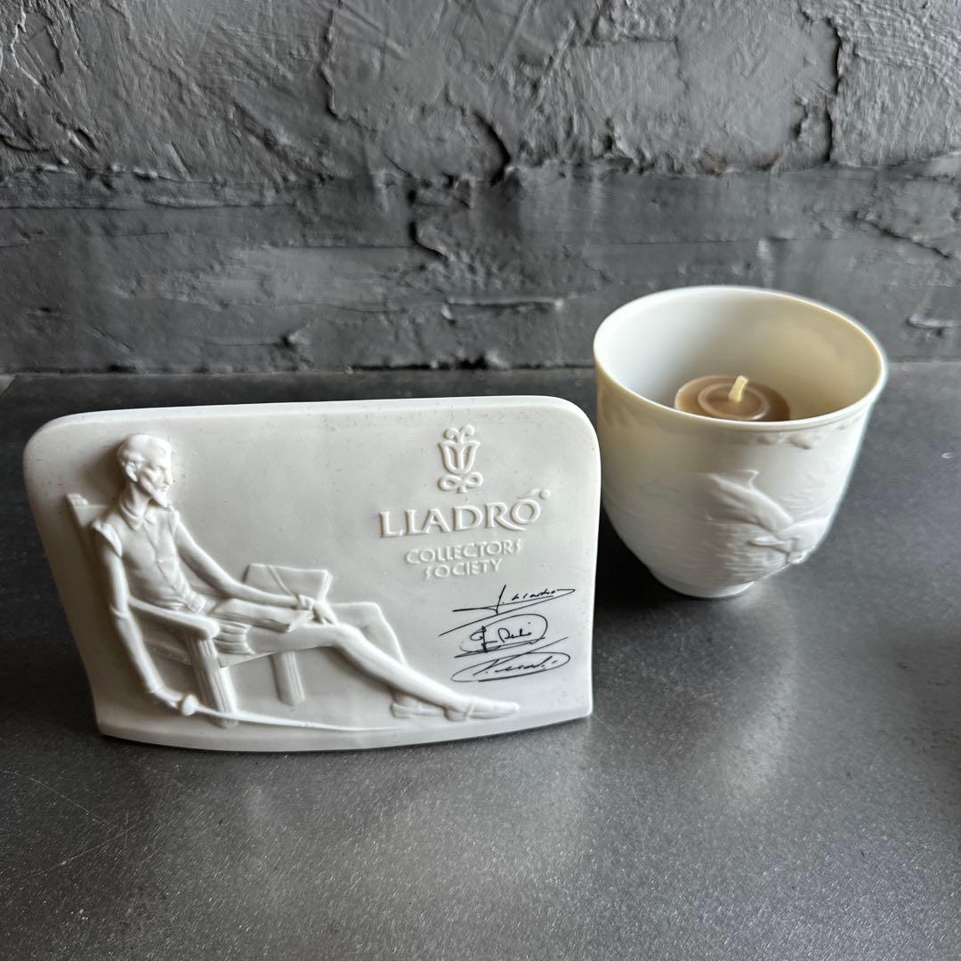 リヤドロドンキホーテ　サインプレート　イルカキャンドルホルダーセット