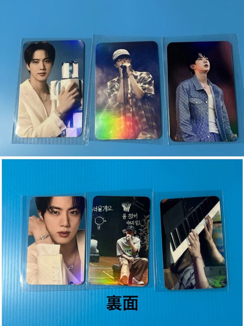 BTS JIN 両面ホログラムフォトカード