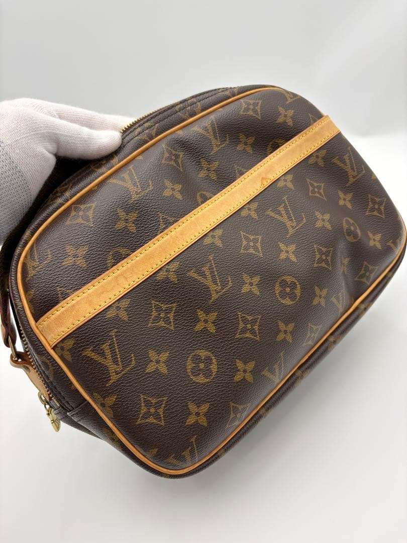 【華】Louis Vuittonモノグラム ショルダーバッグ リポーター