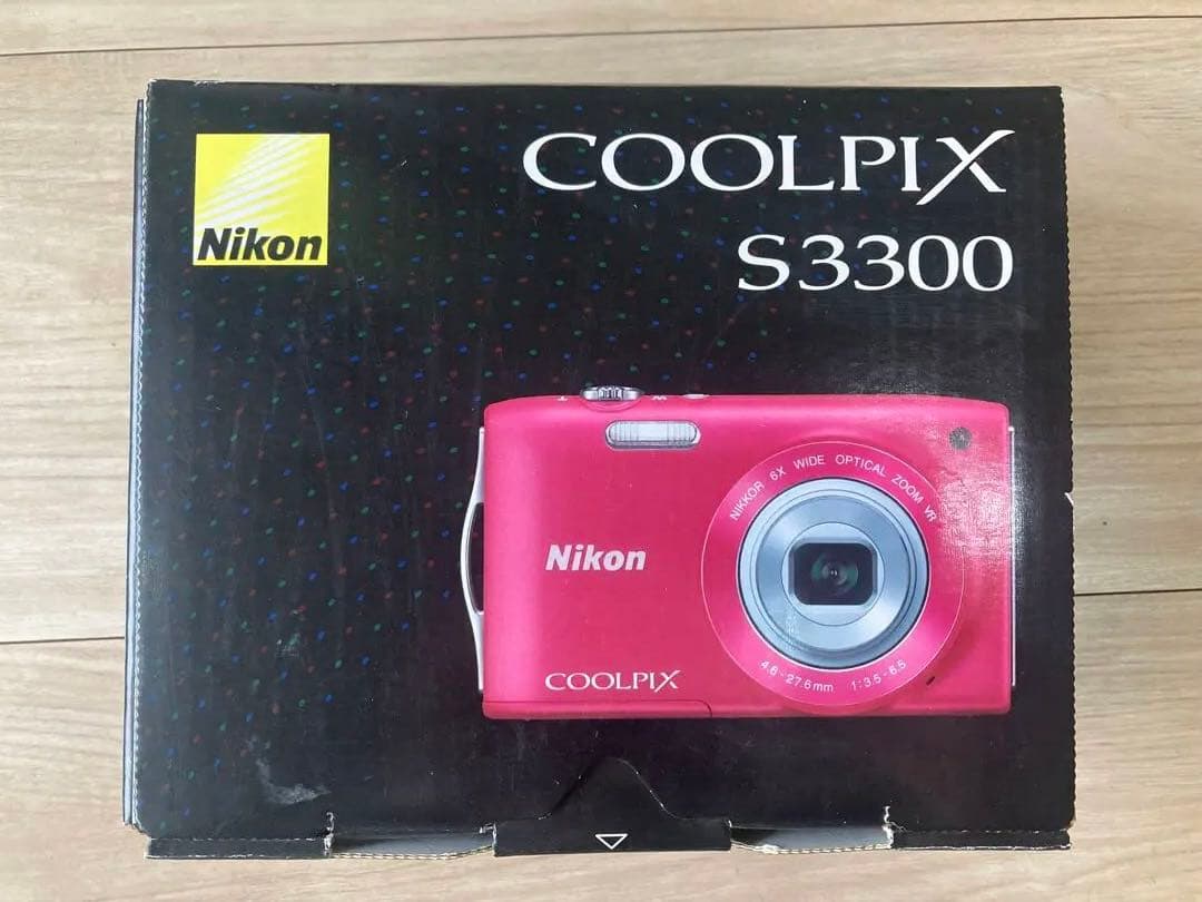 Nikon COOLPIX ピンク コンパクトデジタルカメラ SDカード無し