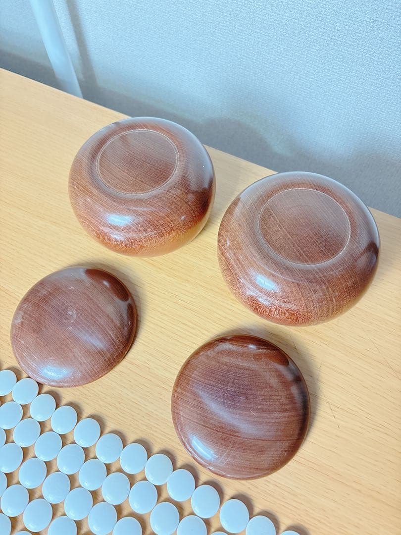 本蛤　囲碁石　高級　雪印　月印　実用　28号