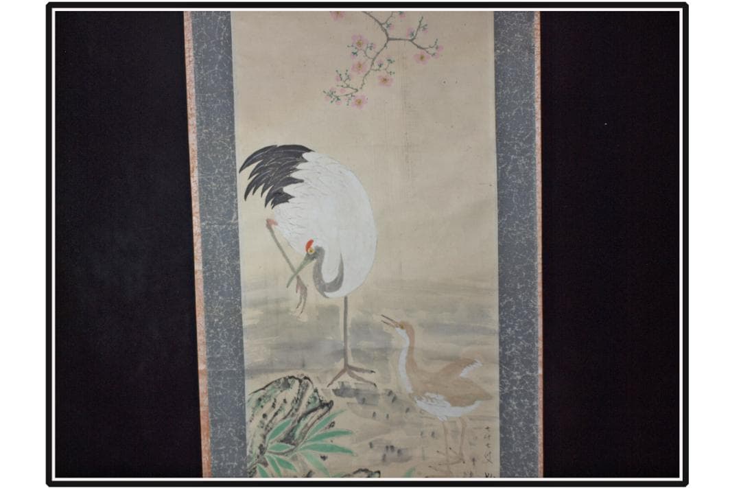 解体屋委託品 日本江戸時代肉筆掛け軸6 希少激安骨董品 X1090C16-8