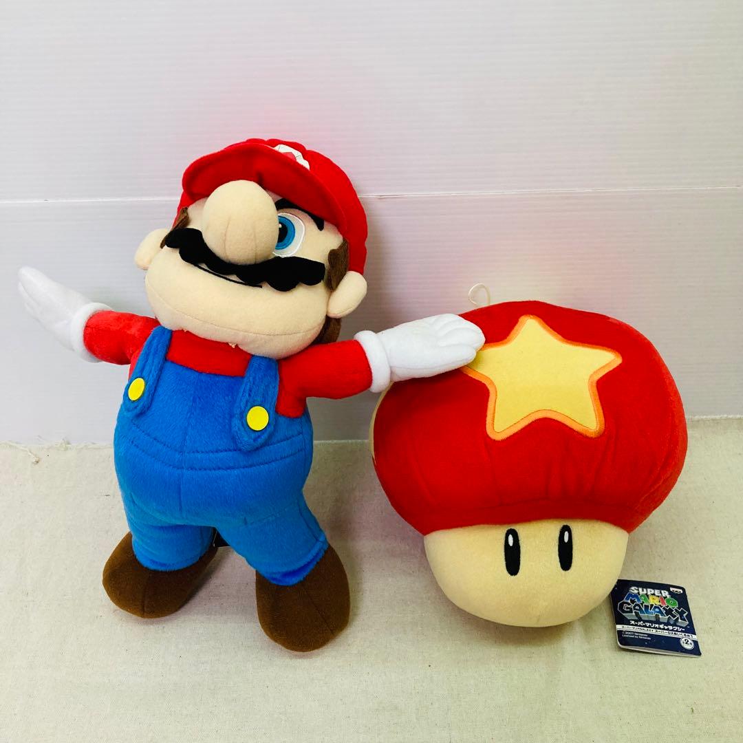 タグ付き スーパーマリオギャラクシー マリオ＆ライフUPキノコ