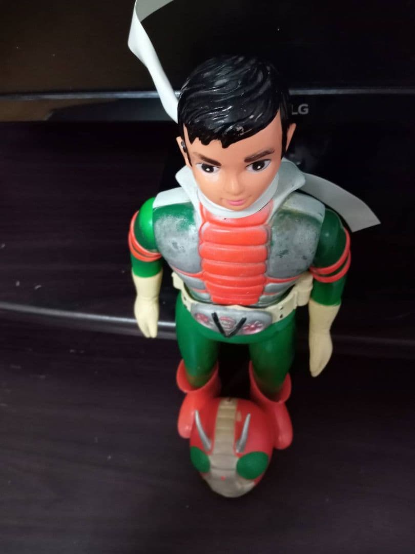 旧バンダイ 仮面ライダーV3 面取れ スタンダード ソフビ 当時物