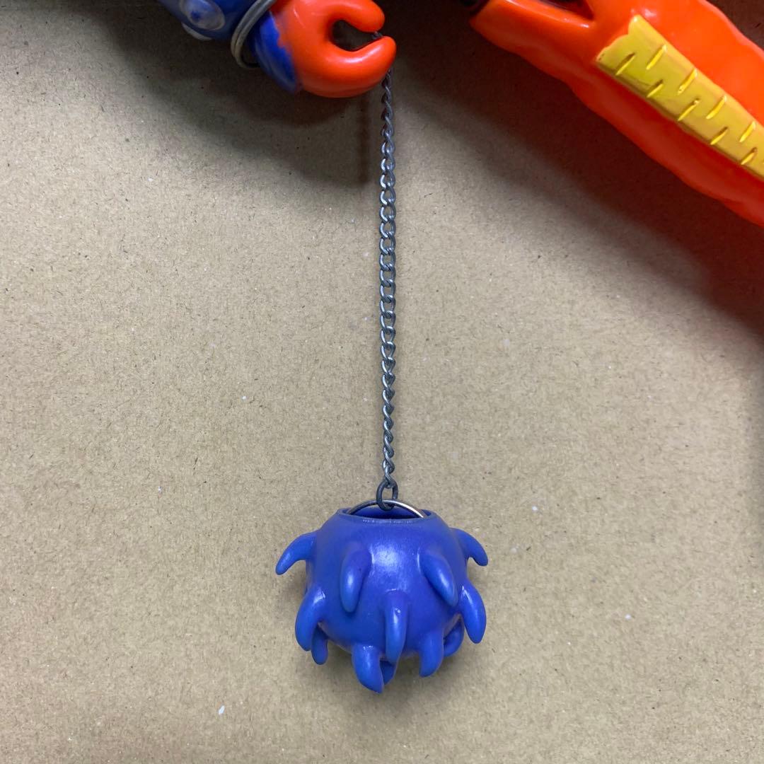 当時物 美品 ソフビ アクマイザー3 ガブラ スタンダードサイズ 武器、袋付き