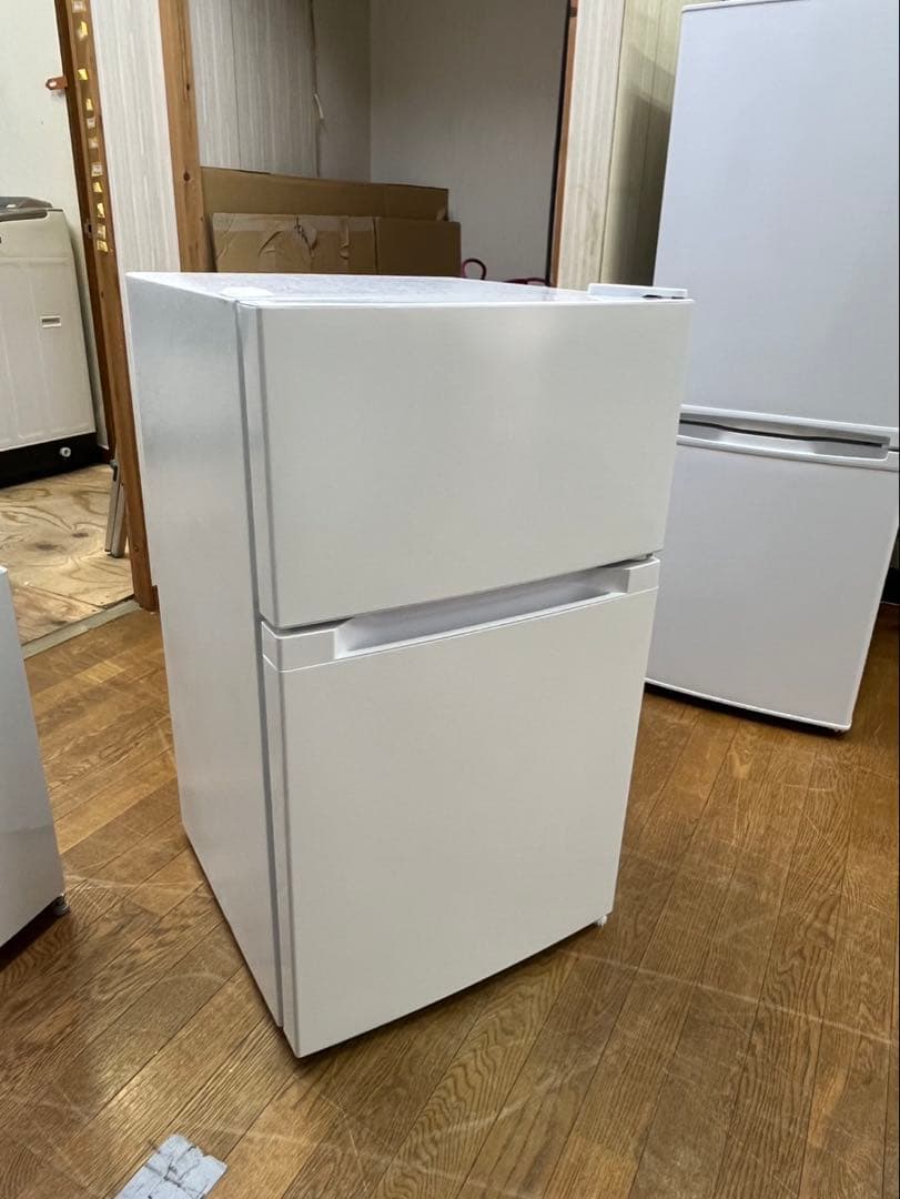 2ドア 87L 2024年 PRC-B092D-W オーヤマ 冷蔵庫 コンパクト 美品