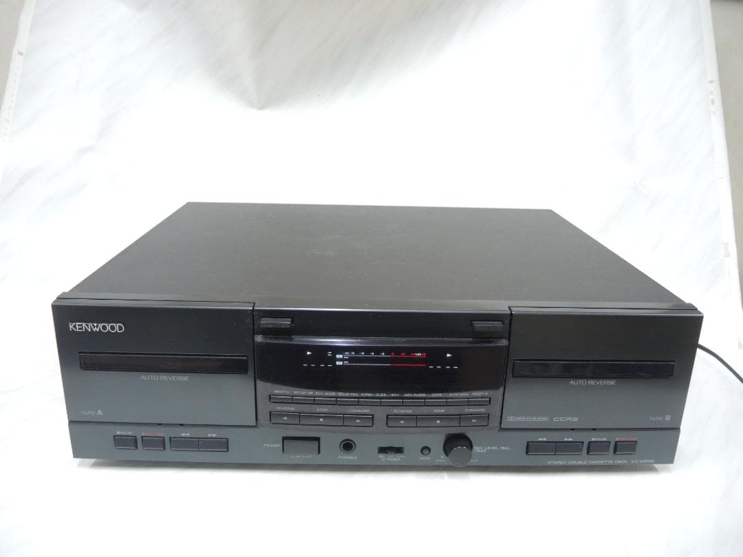 KENWOODのWカセットデッキ KX-W6080 美品メンテナンス整備済みKENWOOD