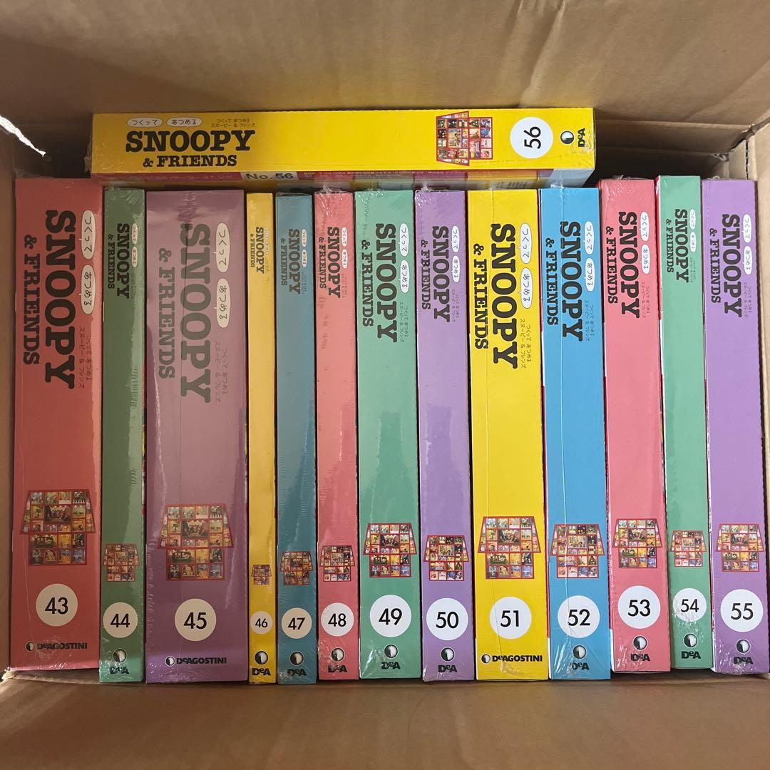 SNOOPY ディアゴスティーニ　【開封済み】1〜17巻【未開封】18~100巻
