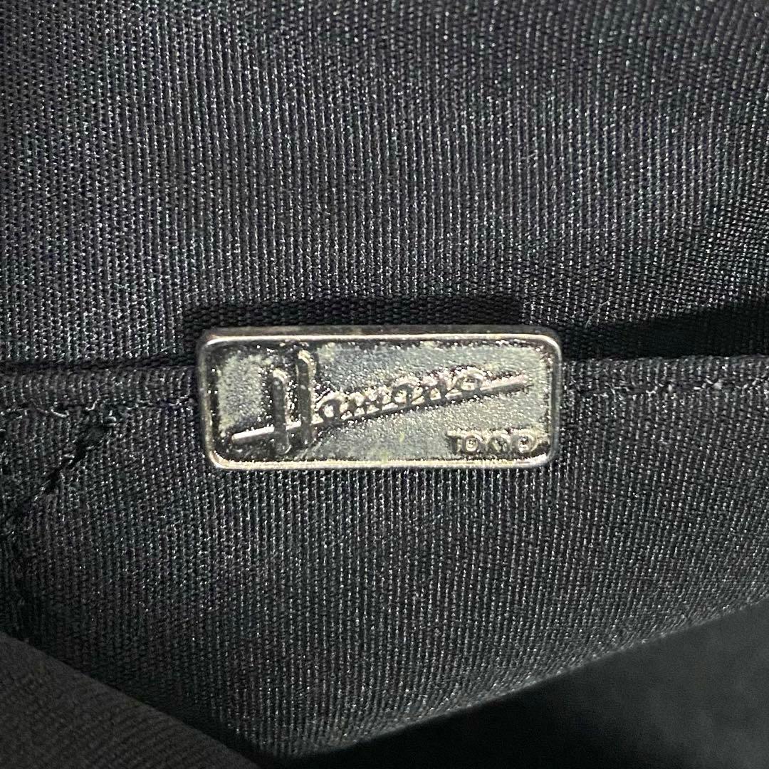 美品✨HAMANO ショルダーバック キルティング ブラック ラム革 2way