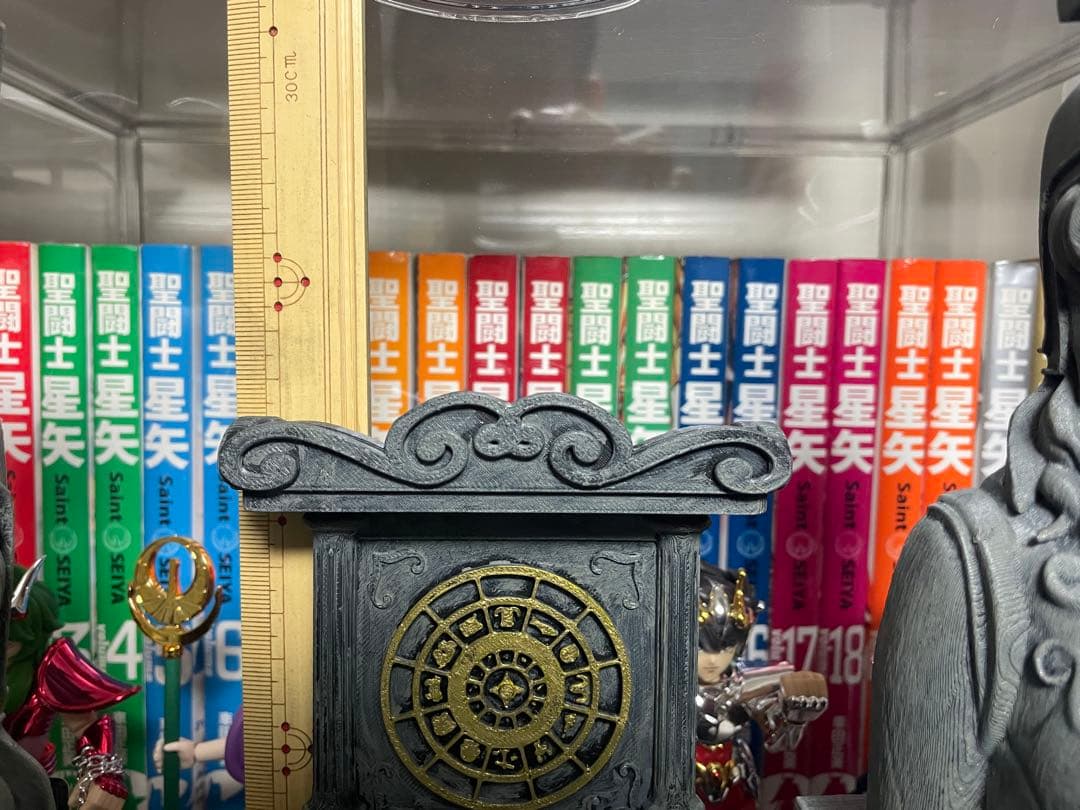 聖闘士星矢 アテナ像胸像 火時計 台座付き 海外製 聖闘士聖衣