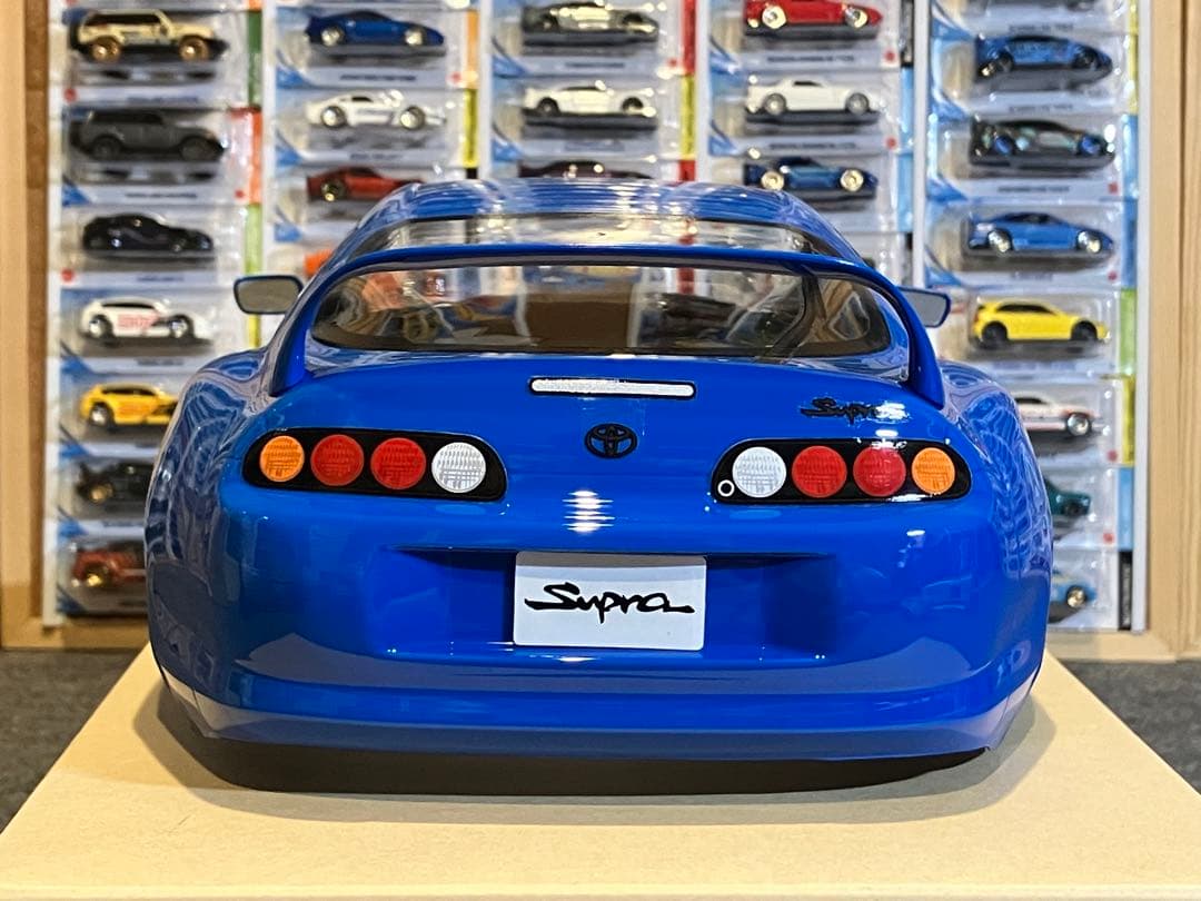 タミヤ ラジコン RC トヨタ スープラ 塗装済スペアボディ ブリリアントブルー