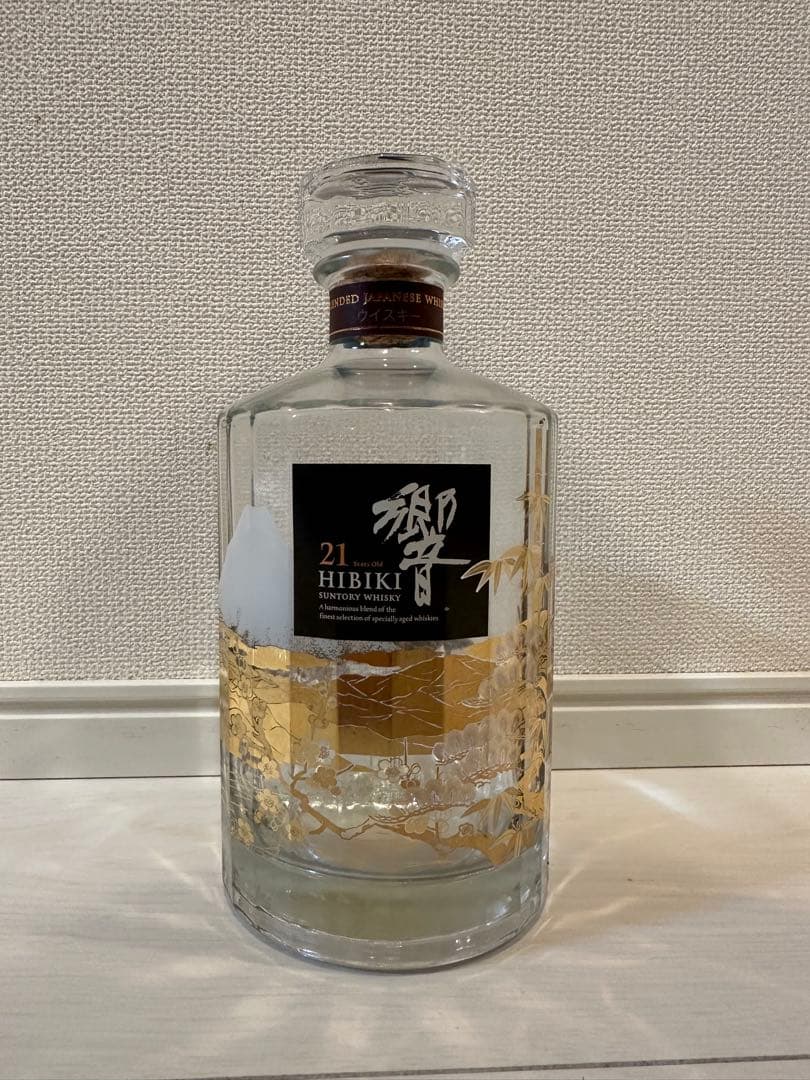 21年意匠ボトル花鳥風月 空瓶セット