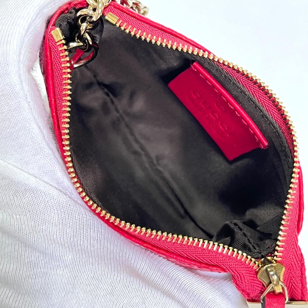 《新品》GUCCI グッチシマ レザー ケース キーケース キーホルダー
