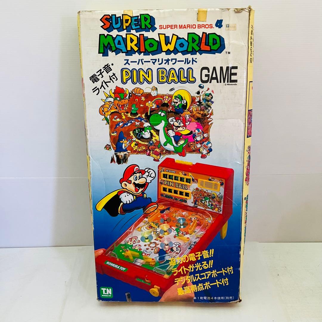 当時物／激レア スーパーマリオワールド ピンボールゲーム 野村トーイ