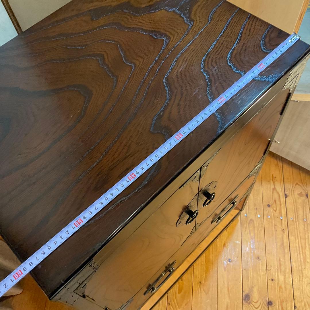 アンテーク調 和たんす 整理タンス 開き戸タンス 民芸箪笥 民芸家具