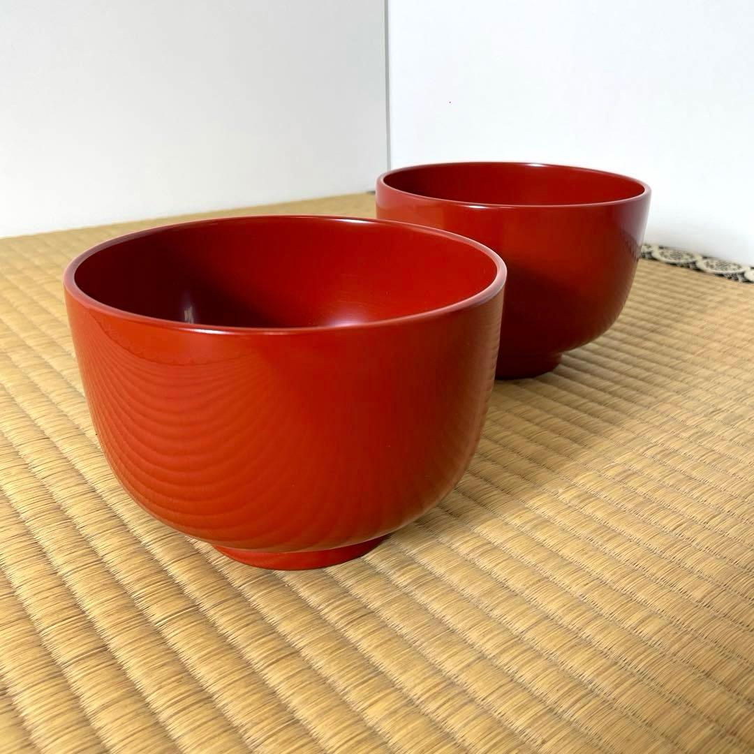 #XG553 ⭐️②点売り・輪島塗・輪島屋本店謹製・輪島塗粥椀・未使用・美品・共箱