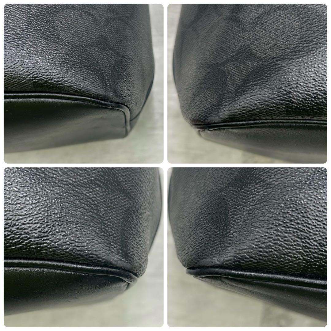 コーチ ベケット 2way ビジネス トートバッグ 革 PVC A4 ブラック