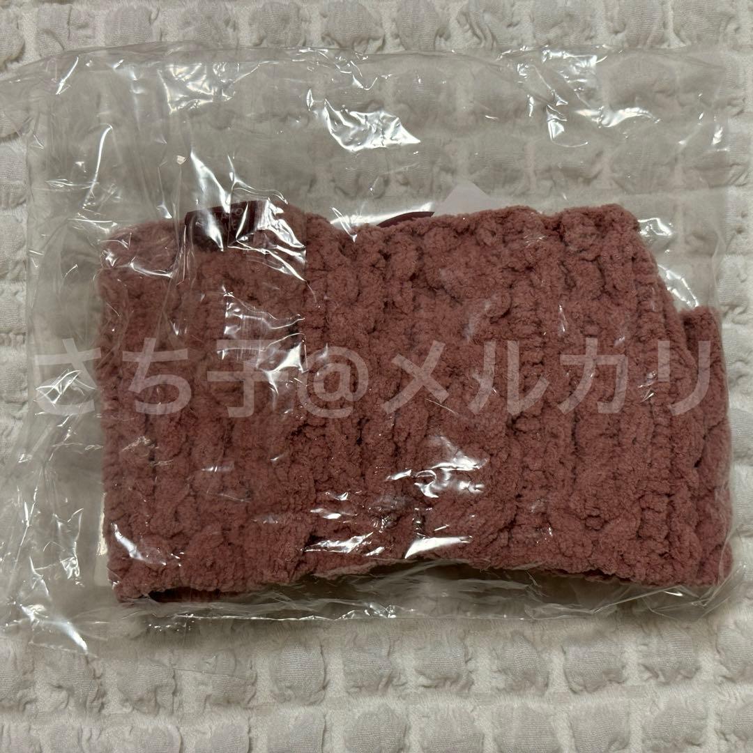 gelato pique　スフレハートアランカーディガン& ヘアバンド　ピンク