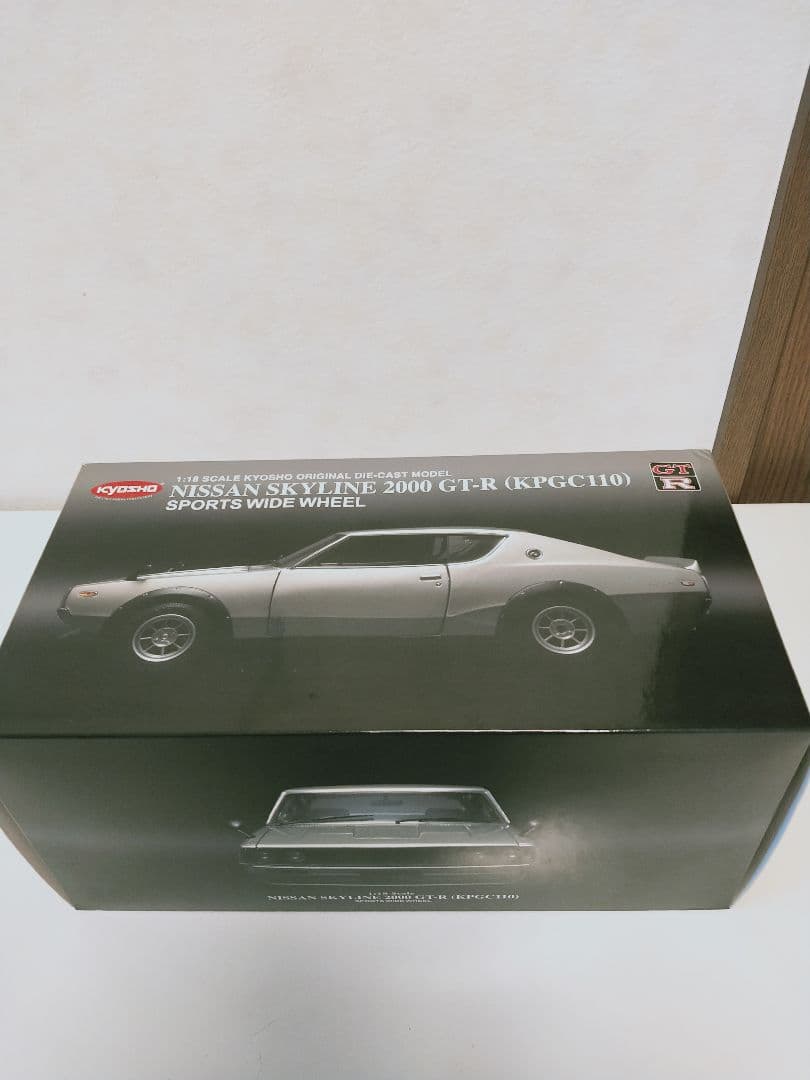 京商1/18日産スカイライン2000GTR【希少ハヤシキャストワイドホイール】