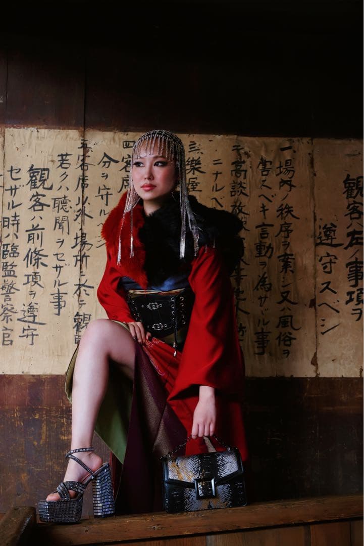 振袖 フルセット 山本寛斎 ファー付き