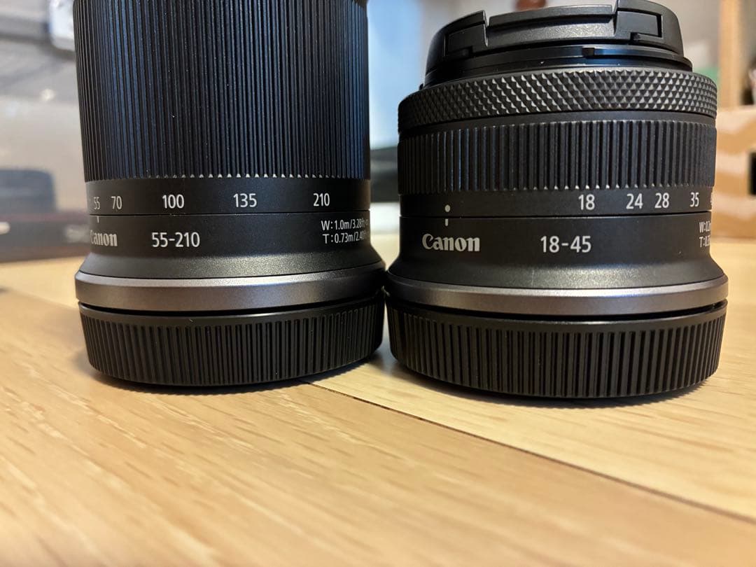 Combo Canon 18-45mm & 55-210mm ズームレンズ