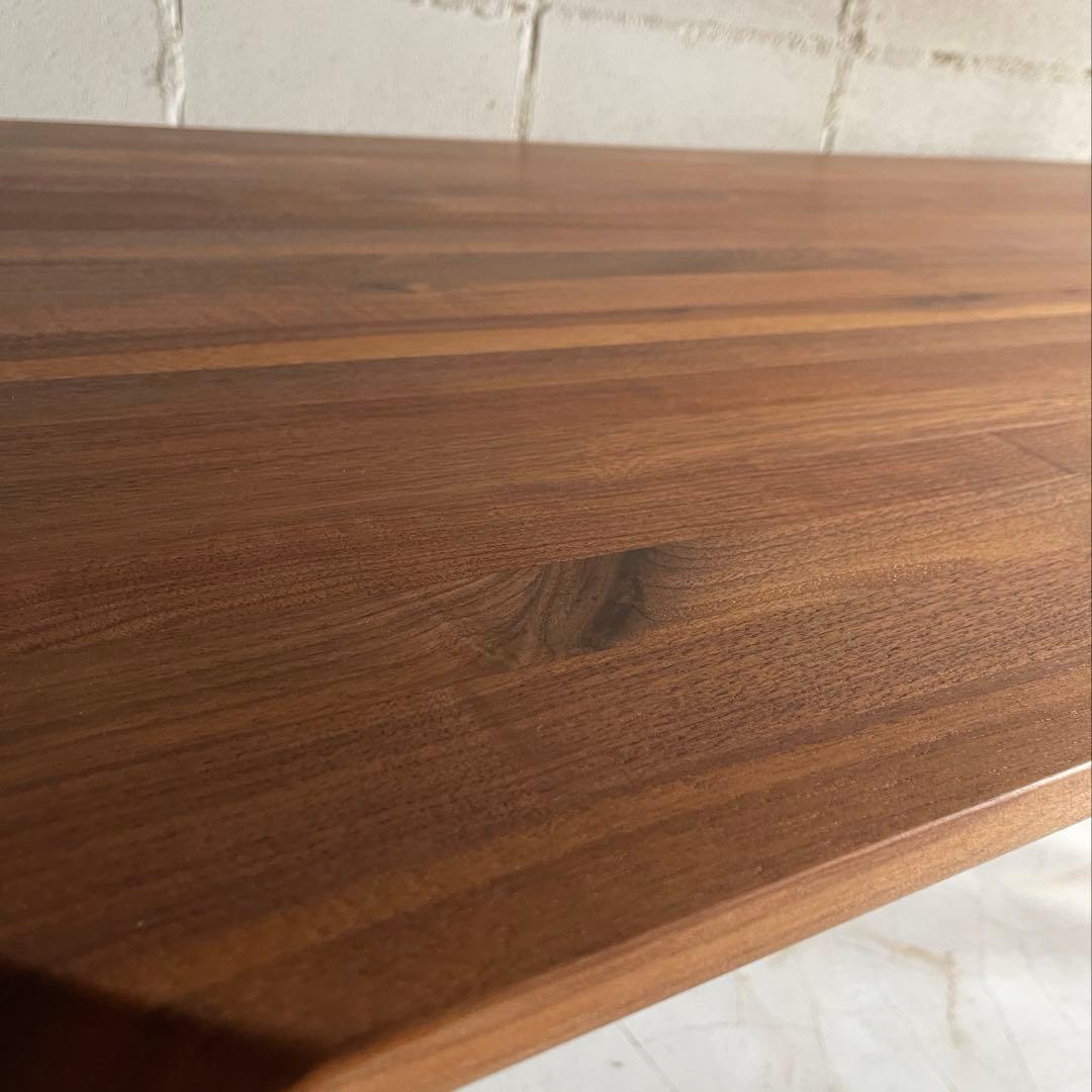 コスパクリエーション　天然木 ウォールナット 無垢材　ダイニングテーブル
