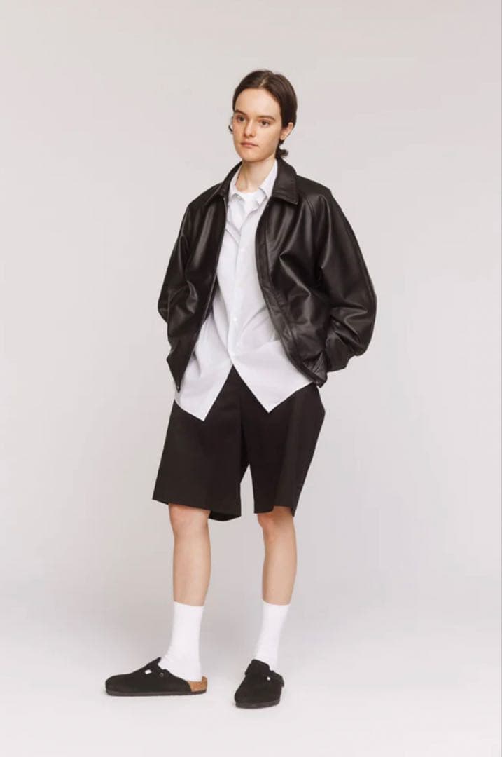 25ssUNIVERSALPRODUCTSユニバーサルプロダクツ レザーブルゾン