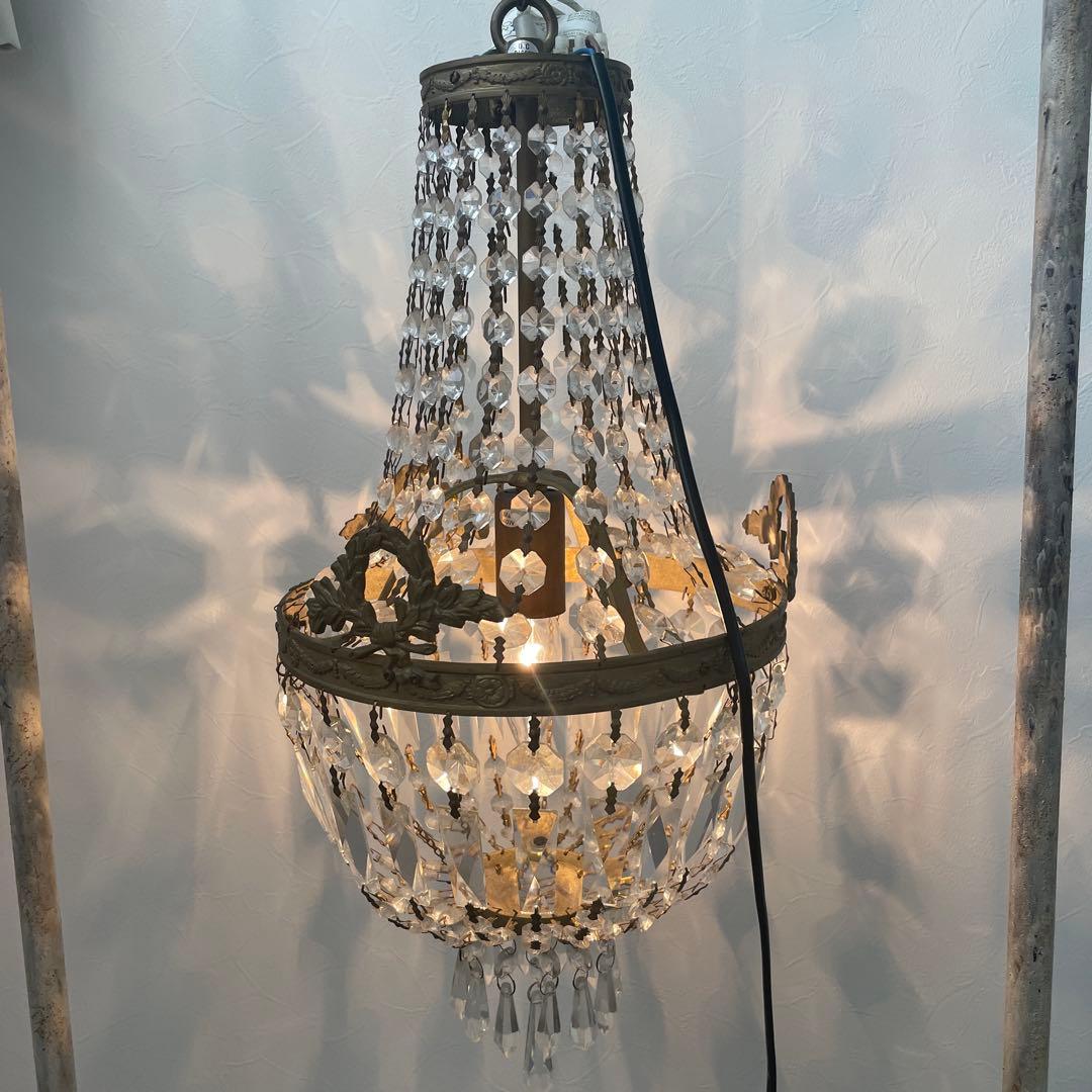 フランスアンティーク エンパイヤ シャンデリア - メルカリ