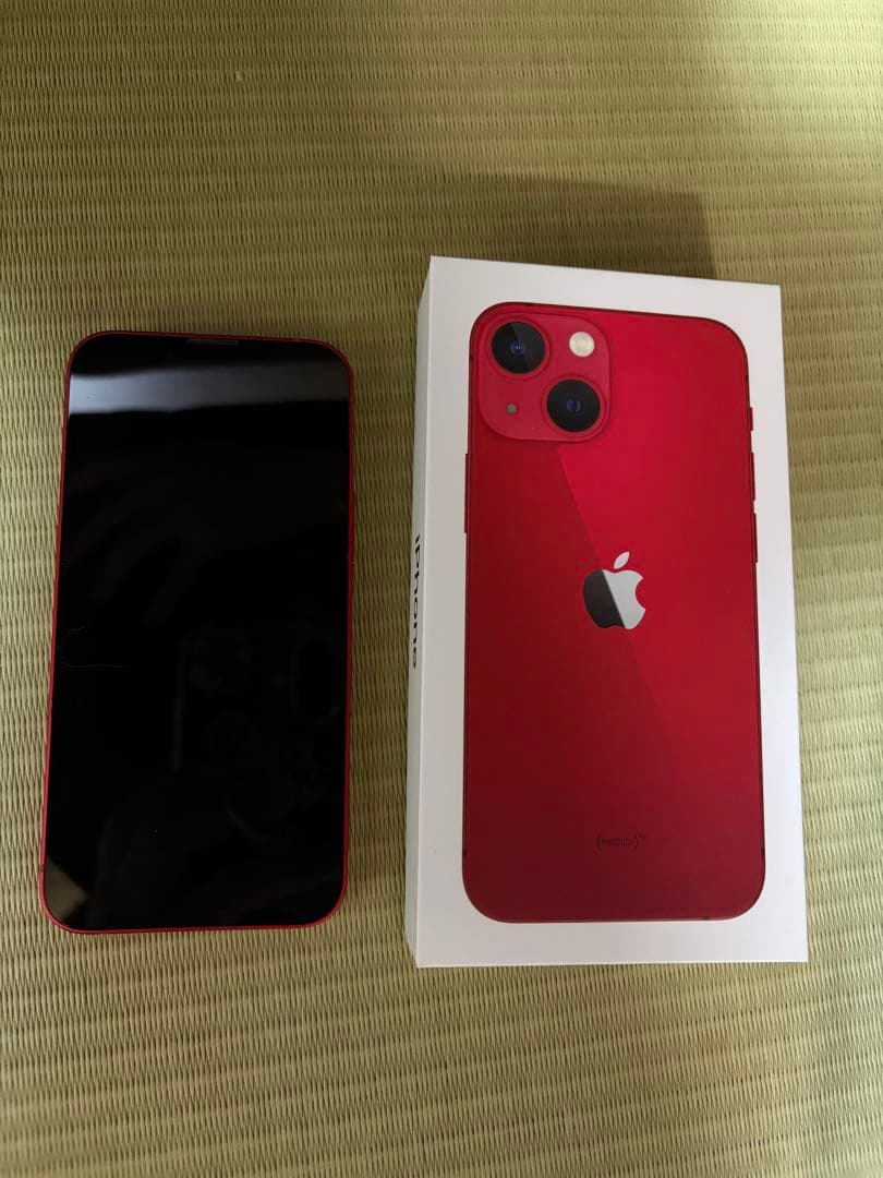 極美品 iPhone 13 mini 128GB レッド バッテリー100％