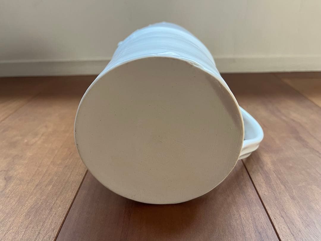 黒田泰蔵　白磁ピッチャー 木箱付き