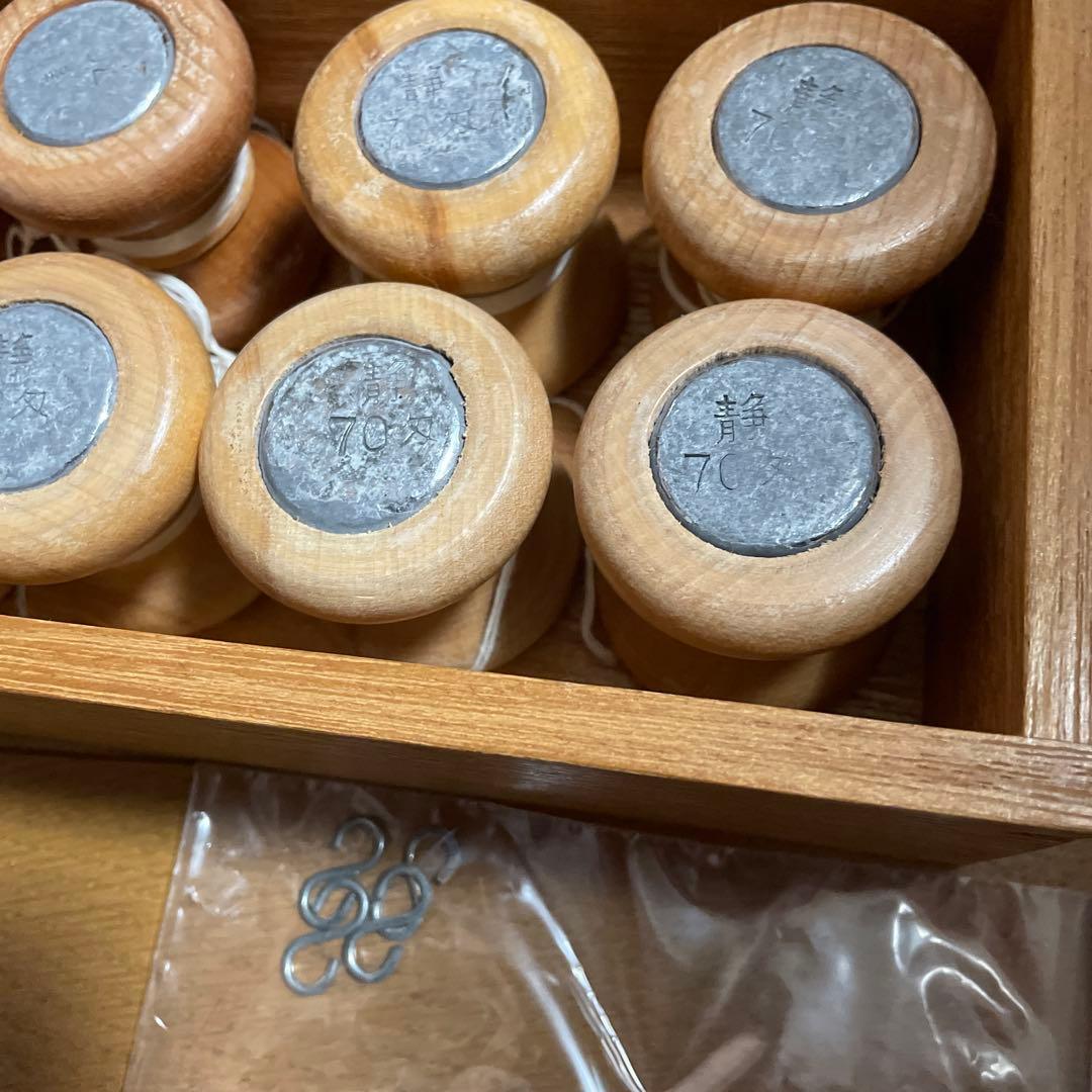 組紐、角台と丸台　組玉４０匁と70匁 重り玉　組紐の形を整える台など一式セット