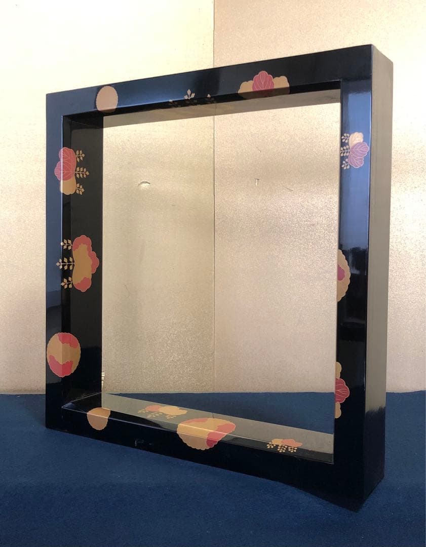 《レ》輪島塗 高台寺蒔絵 炉縁 弘悦作 共箱　251121え5