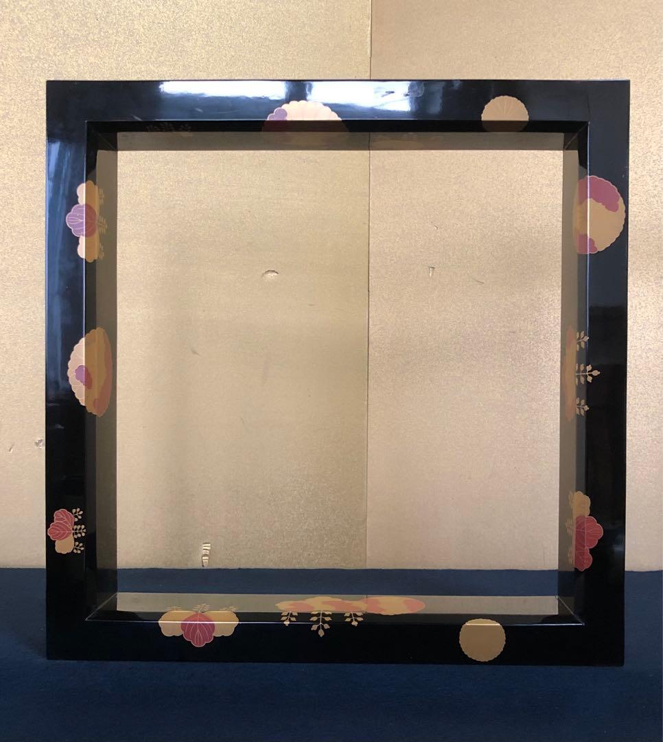 《レ》輪島塗 高台寺蒔絵 炉縁 弘悦作 共箱　251121え5