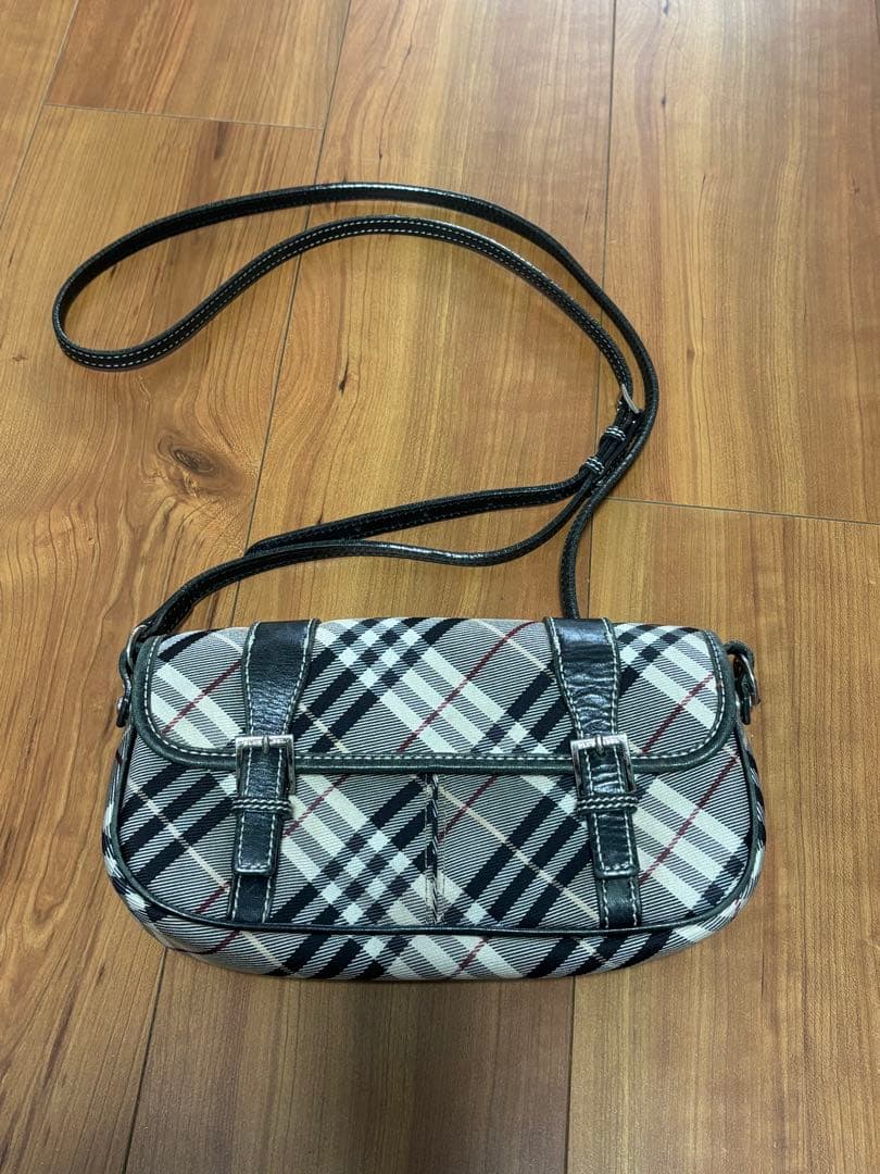 バーバリー ブルーレーベル 2way ノバチェック ショルダーバッグ
