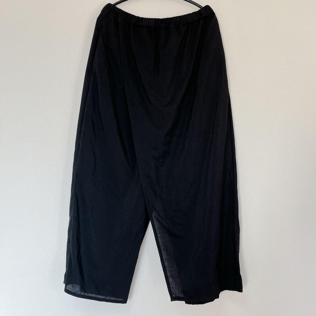 SOU・ SOU 傾衣 モスリン筒下 /濡羽色 SOU・SOU KYOTO 青山店より】