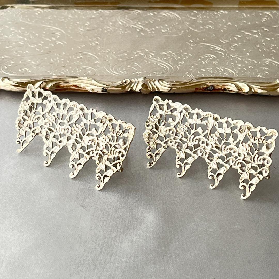 【Rosenthal, Jacob & Co.】メニューホルダー ペア【純銀】