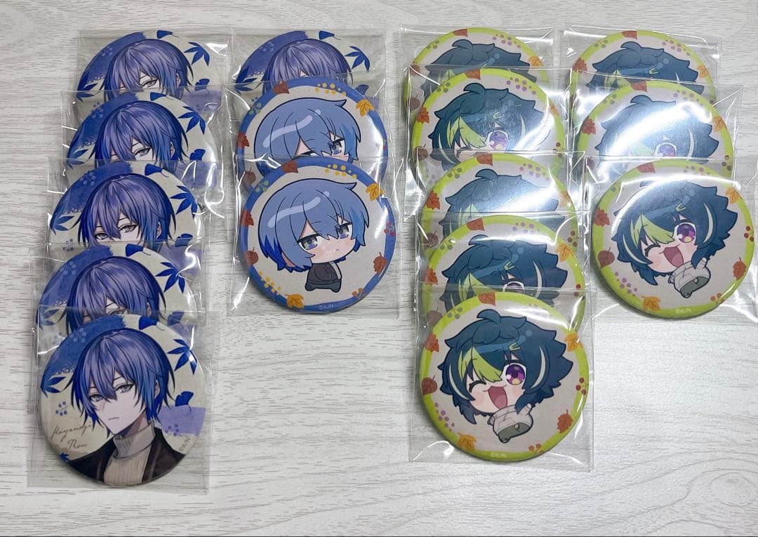 にじさんじ まねきねこ 秋日和 缶バッジ 伊波ライ M109181854