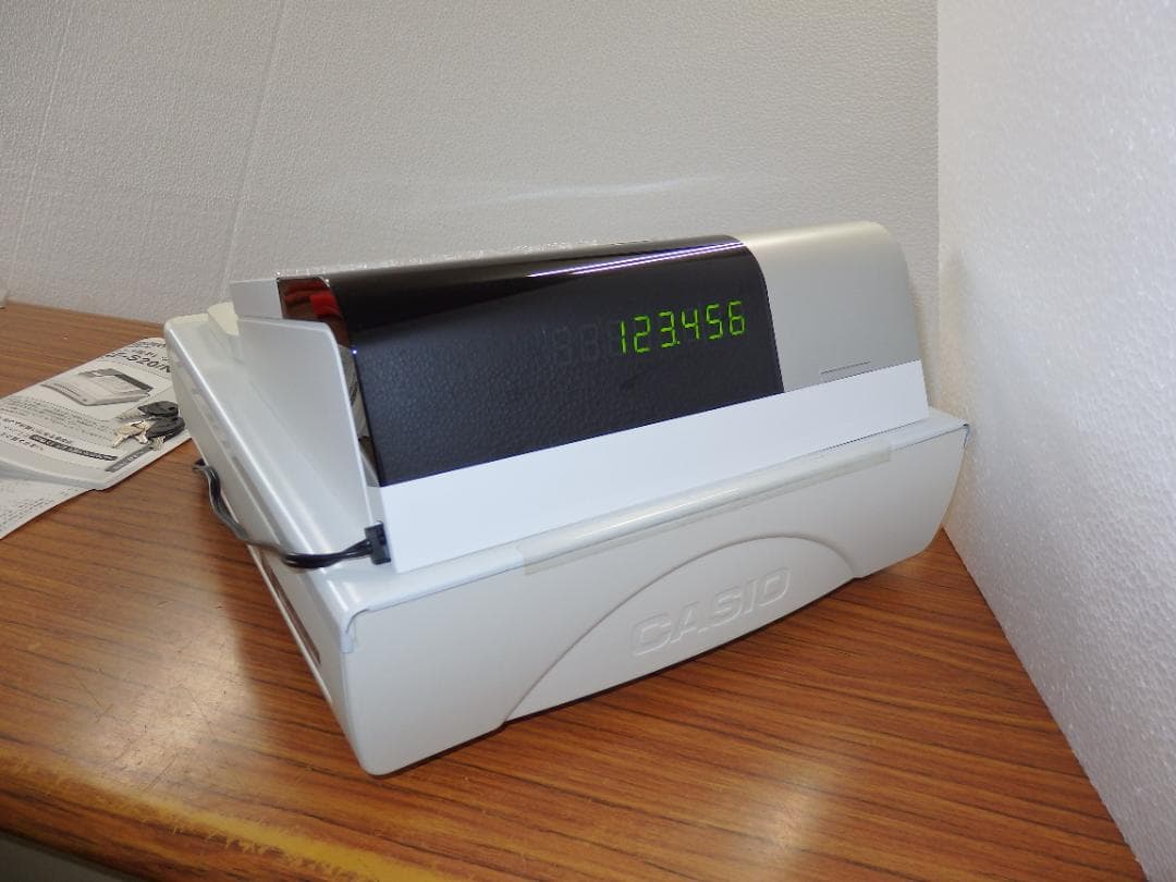 8部門 CASIO SE-S20-WE レジスター 250920