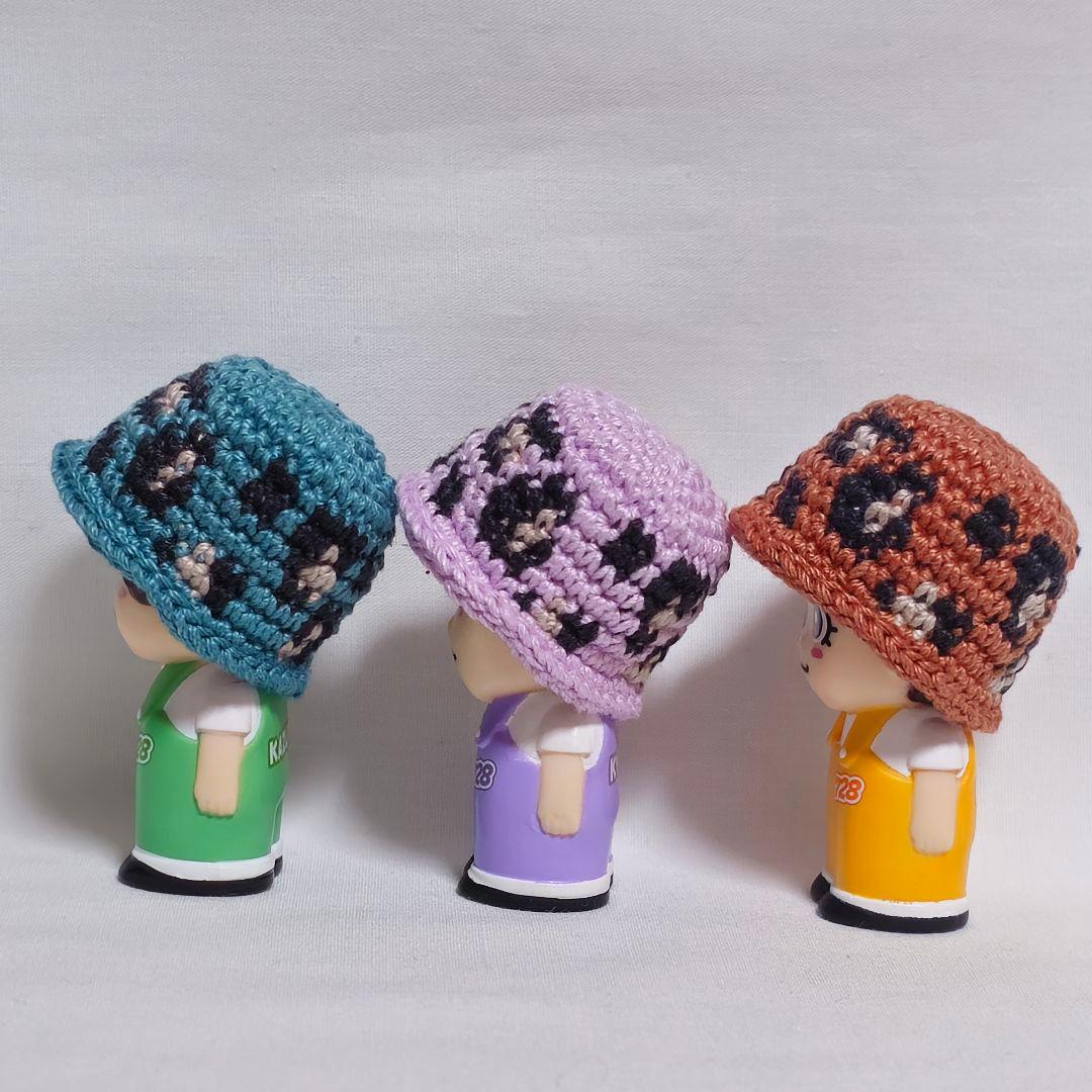 ハンドメイド　なにわ男子指人形　バケハ帽子　オーダー受付中