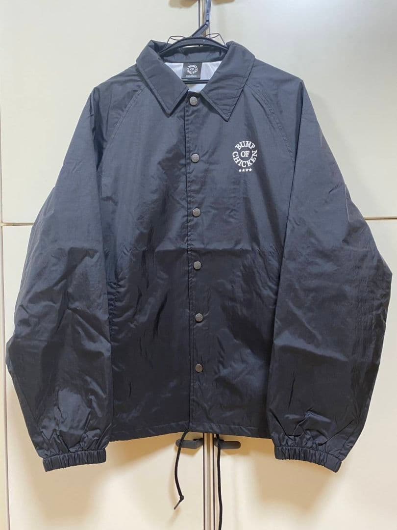 BUMP OF CHICKEN ロゴコーチジャケット 黒 Mサイズ