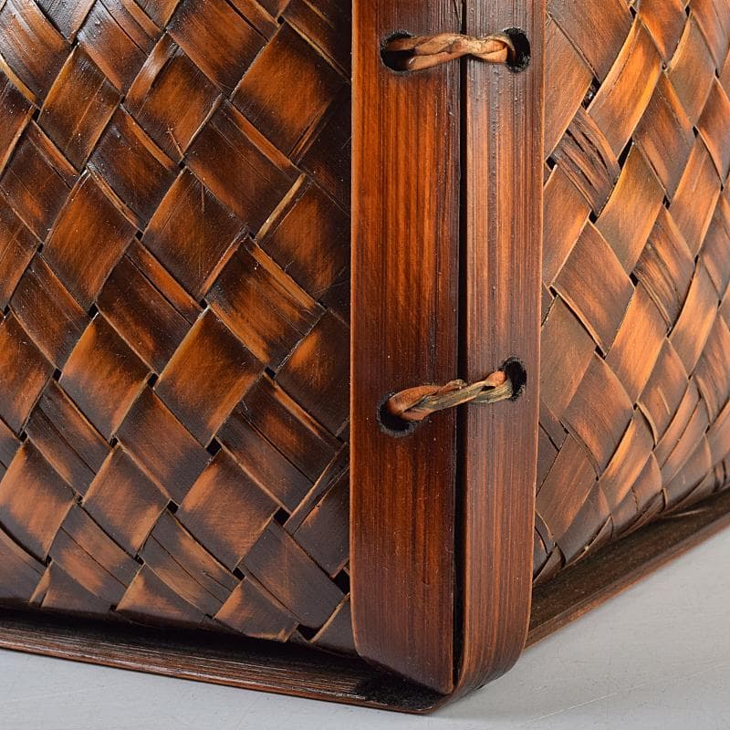 茶道具 御所篭 茶籠 黒楽茶碗 棗など 八点 一式 仕覆付