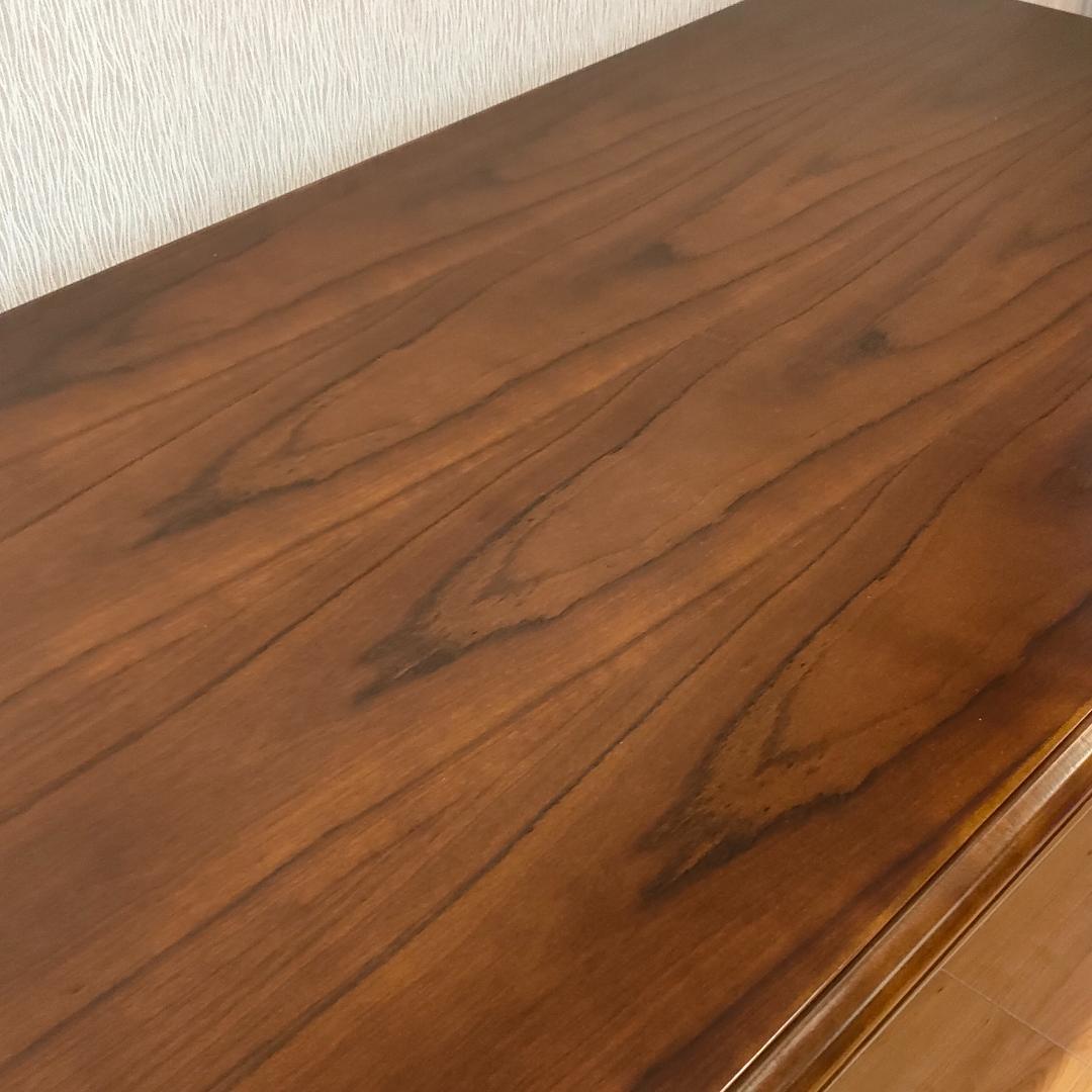 〈美品〉カリモク　コロニアル　ダイニングテーブル　天然木　ろくろ