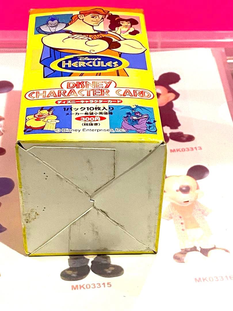 Aランク品☆絶版97'ディズニーキャラクターカード1BOX新品未展示物☆