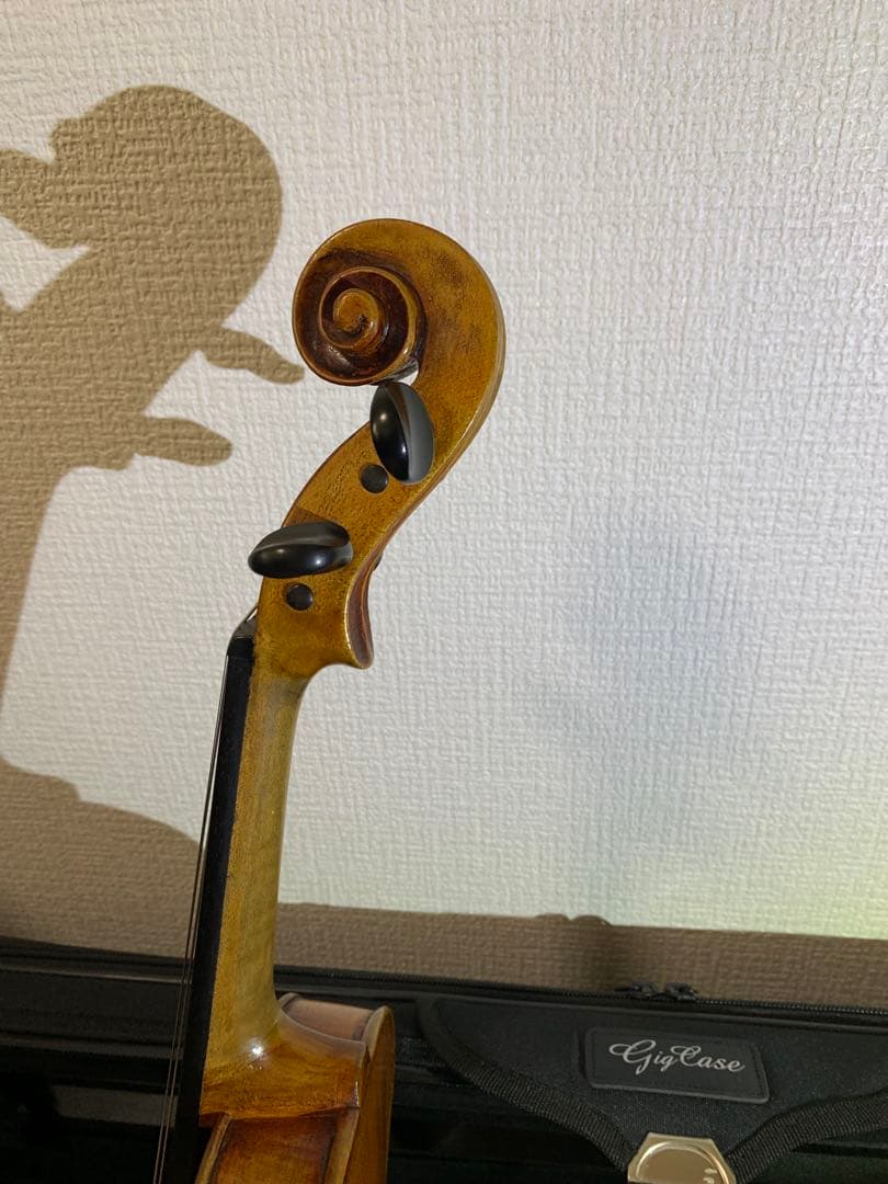 チェコ 工房製 4/4 バイオリン 裏板一枚板