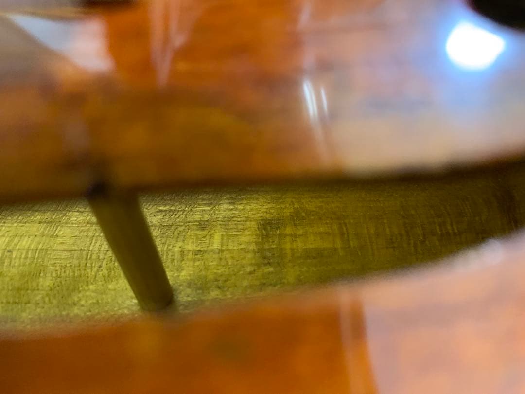 チェコ 工房製 4/4 バイオリン 裏板一枚板