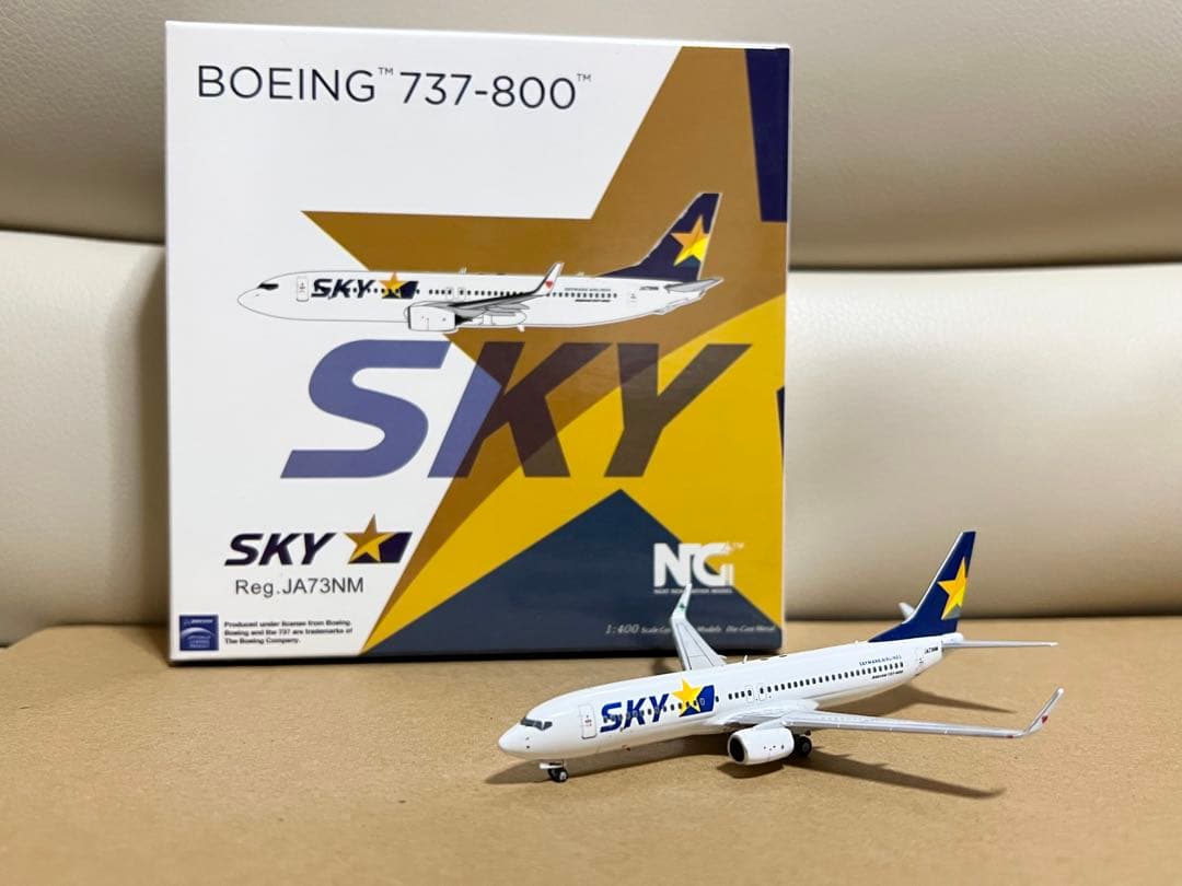 NGmodels 1/400 SKYMARK 737-800 JA73NM